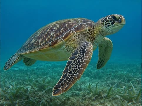 Green Sea Turtle sea animal